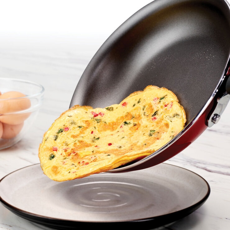 Tramontina Frying Pan Set 3 Piece in Red Tramontina Frying Pan Set 3 Piece in Red