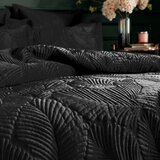 Kensington Velvet 3 Piece Bed Set in Black, Super King