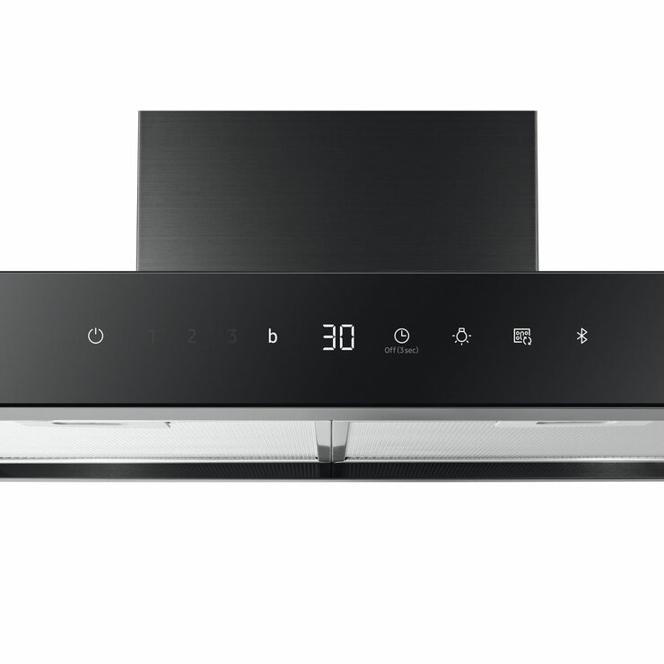 Samsung NK24C5703TM 60cm Integrated Chimney Cooker Hood, A Rated in Black