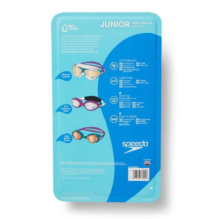 Speedo 3 Pack of Junior Goggles in Pink and Blue Costco UK