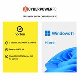 CyberPower, AMD Ryzen 7 9800X3D, 32GB RAM, 2TB SSD, NVIDIA GeForce RTX 5070 Ti, Gaming Desktop PC