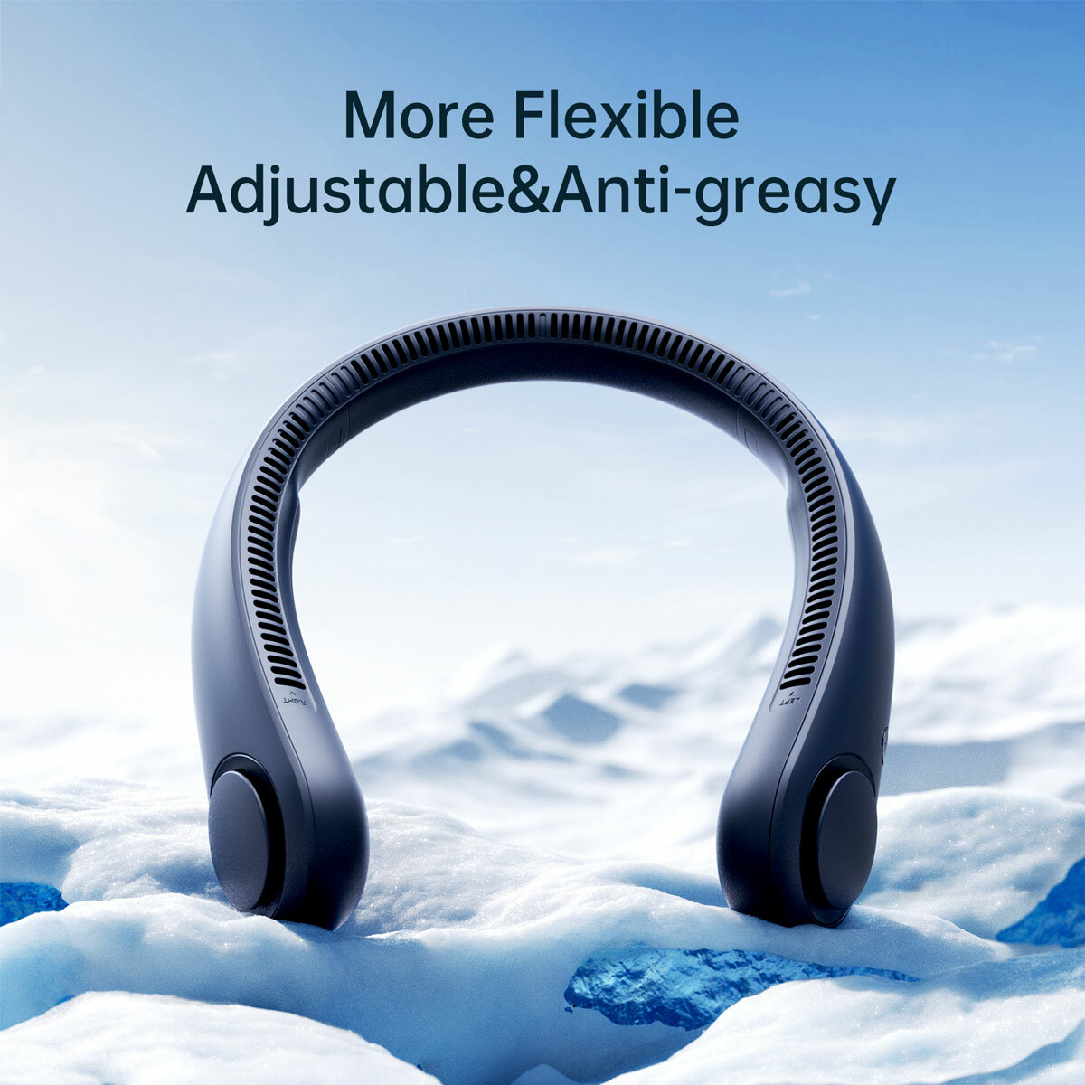 Image showing flexible and adjustable fan Image showing flexible and adjustable fan