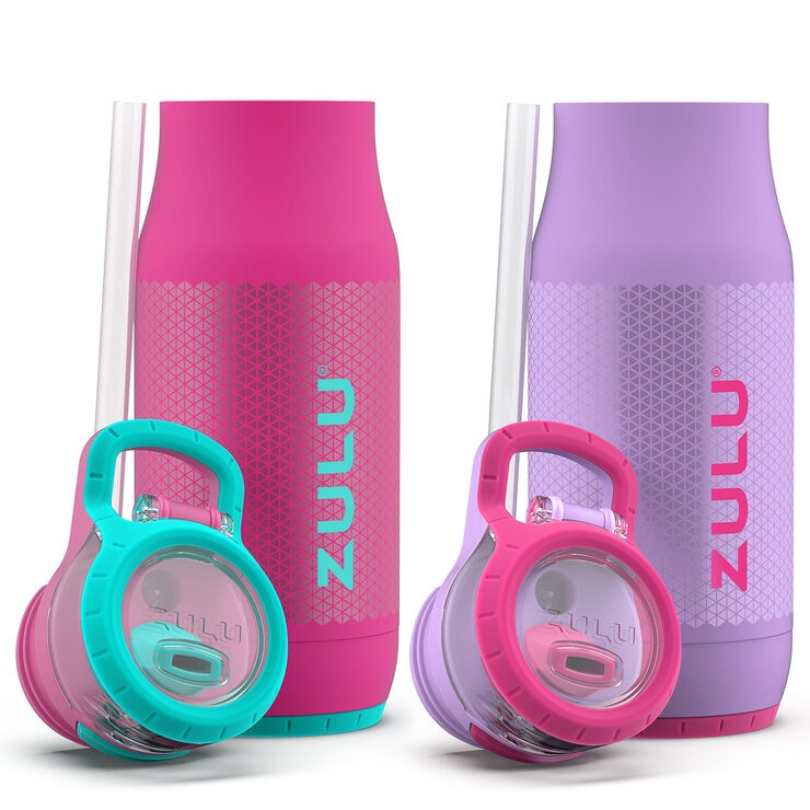 Zulu Kids Water Bottle (Pink and Purple)