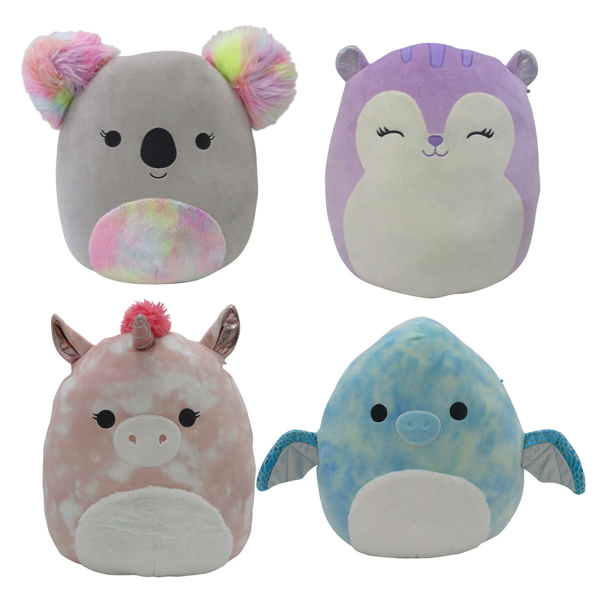 Buy 16" Squishmallows 4 Pack Combined Image at Costco.co.uk