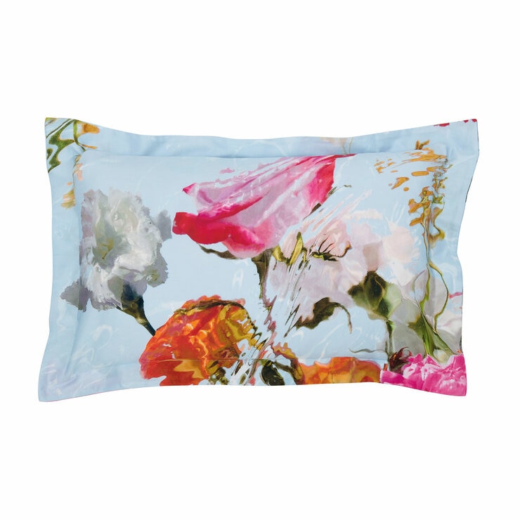 Ted Baker Floating Floral Blue Duvet Cover Set, Double Ted Baker Floating Floral Blue Duvet Cover Set, Double