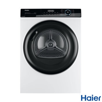Haier I-Pro Series 3 HD90-A2939, 9kg Heat Pump Dryer, A++ Rated in White