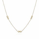 14ct Yellow Gold Infinity Necklace 14ct Yellow Gold Infinity Necklace