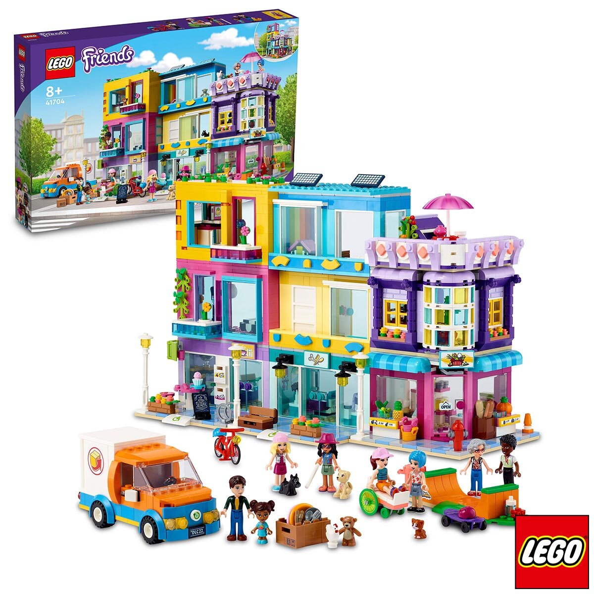 LEGO Friends Main Street Building - Model 41704 (8+ Years)