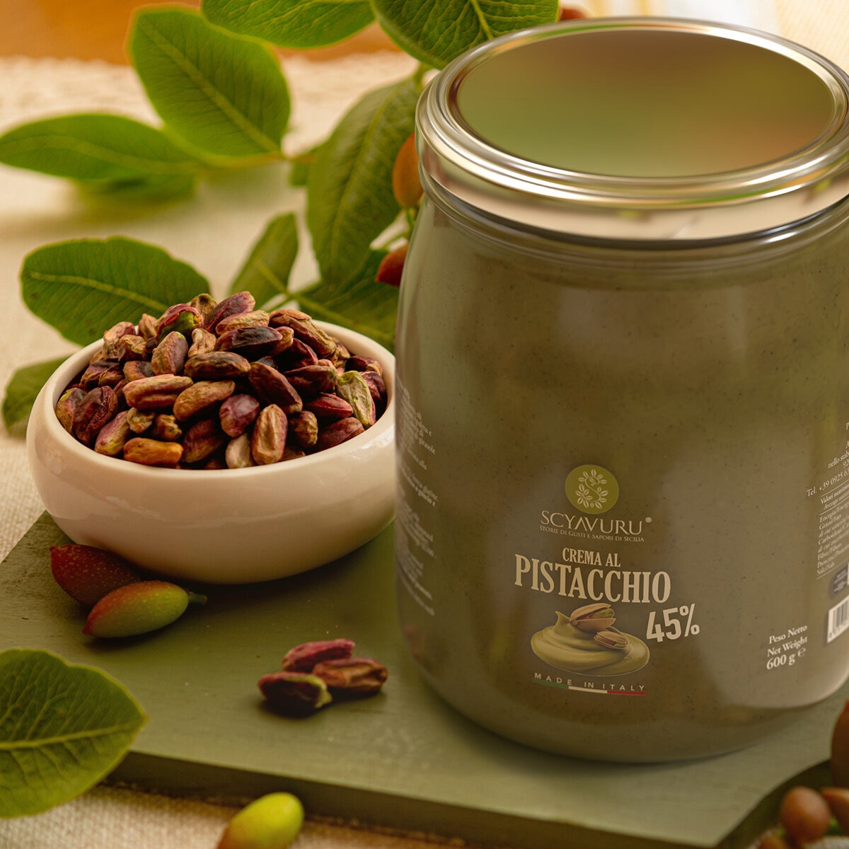 Pistachio Spread on Toast