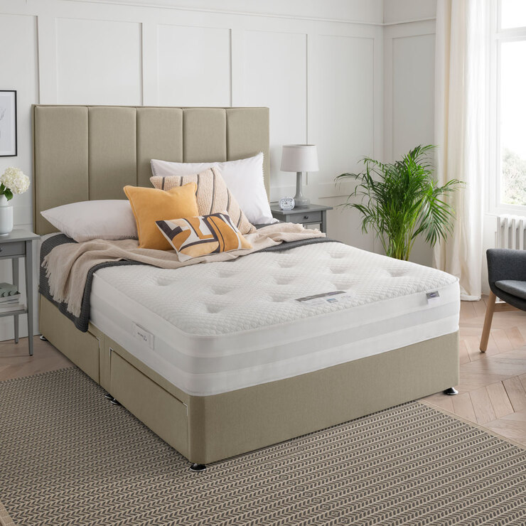 Silentnight Geltex 1000 Mattress & Divan Set King Size