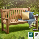 Anchor Fast 3 Seater Pine Wood Bench