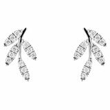 0.15ctw Round Brilliant Diamond Earrings, 18ct White Gold