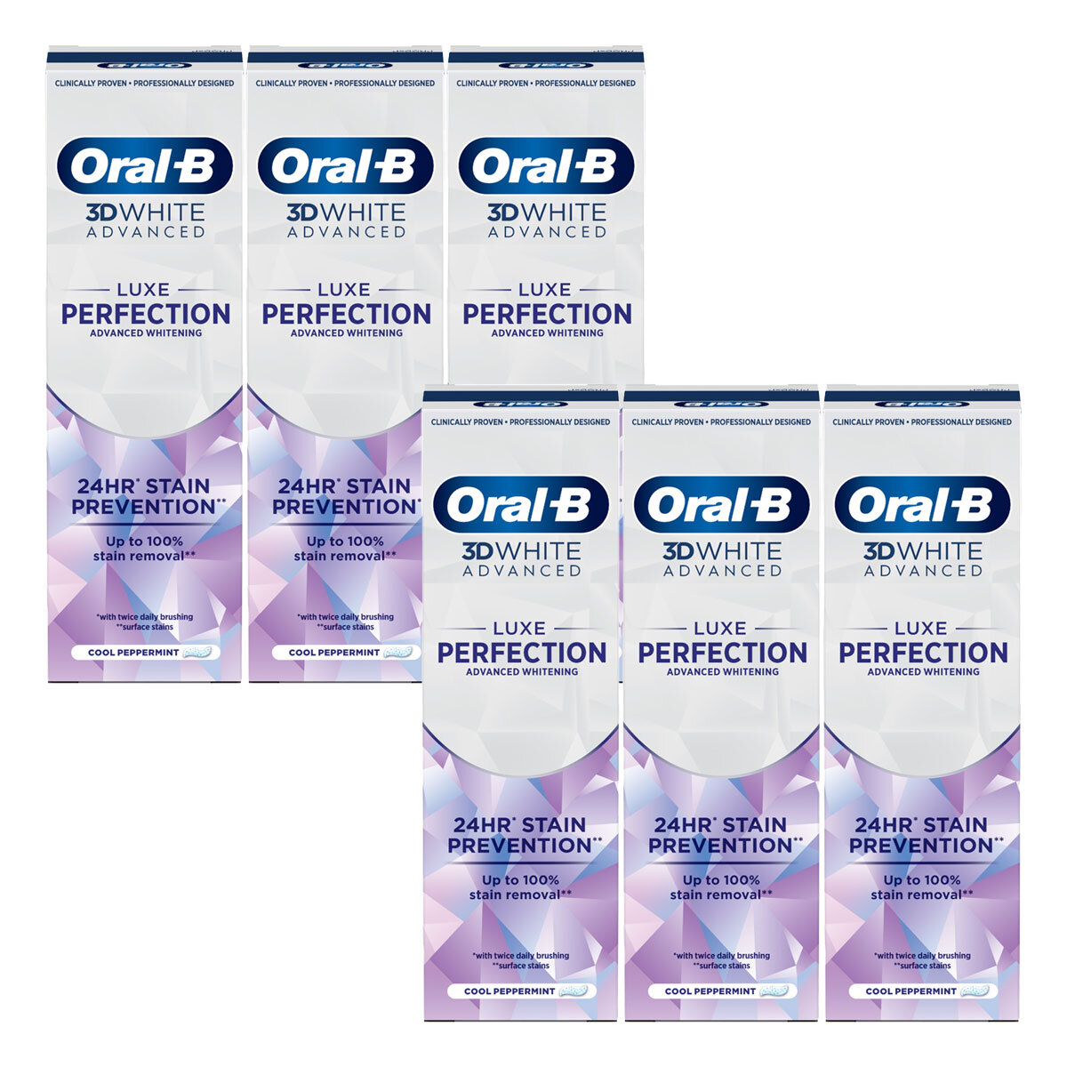 Oral B 3D Luxe Perfection 6 x 75Ml