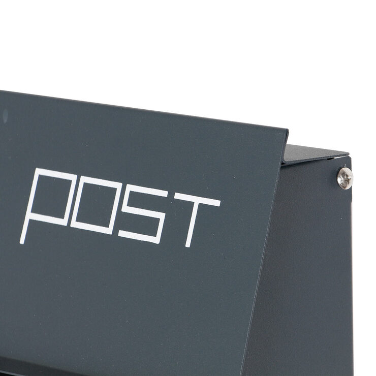 Close up image of top right corner of letterbox Close up image of top right corner of letterbox