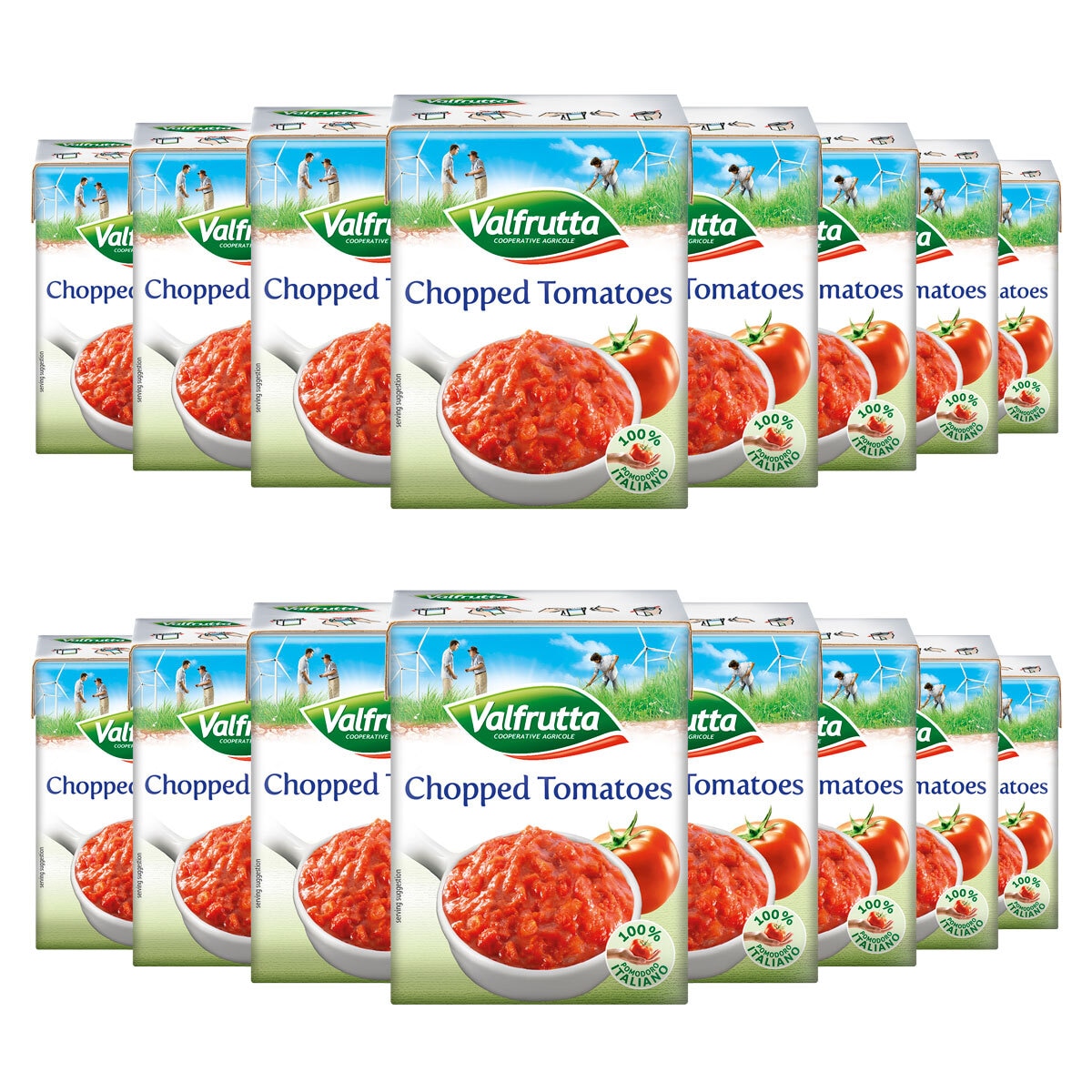 Valfrutta Chopped Tomatoes, 16 x 390g Costco UK