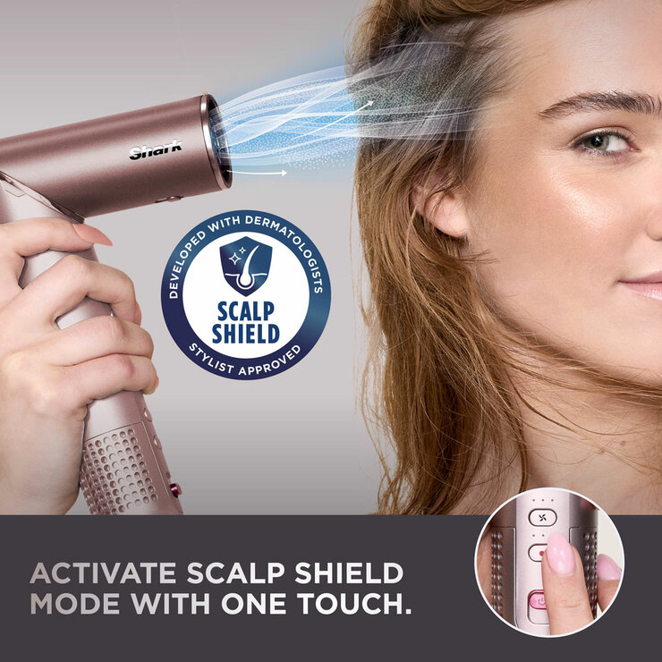 Shark FlexFusion Air Styler & Dryer's Scalp Shield