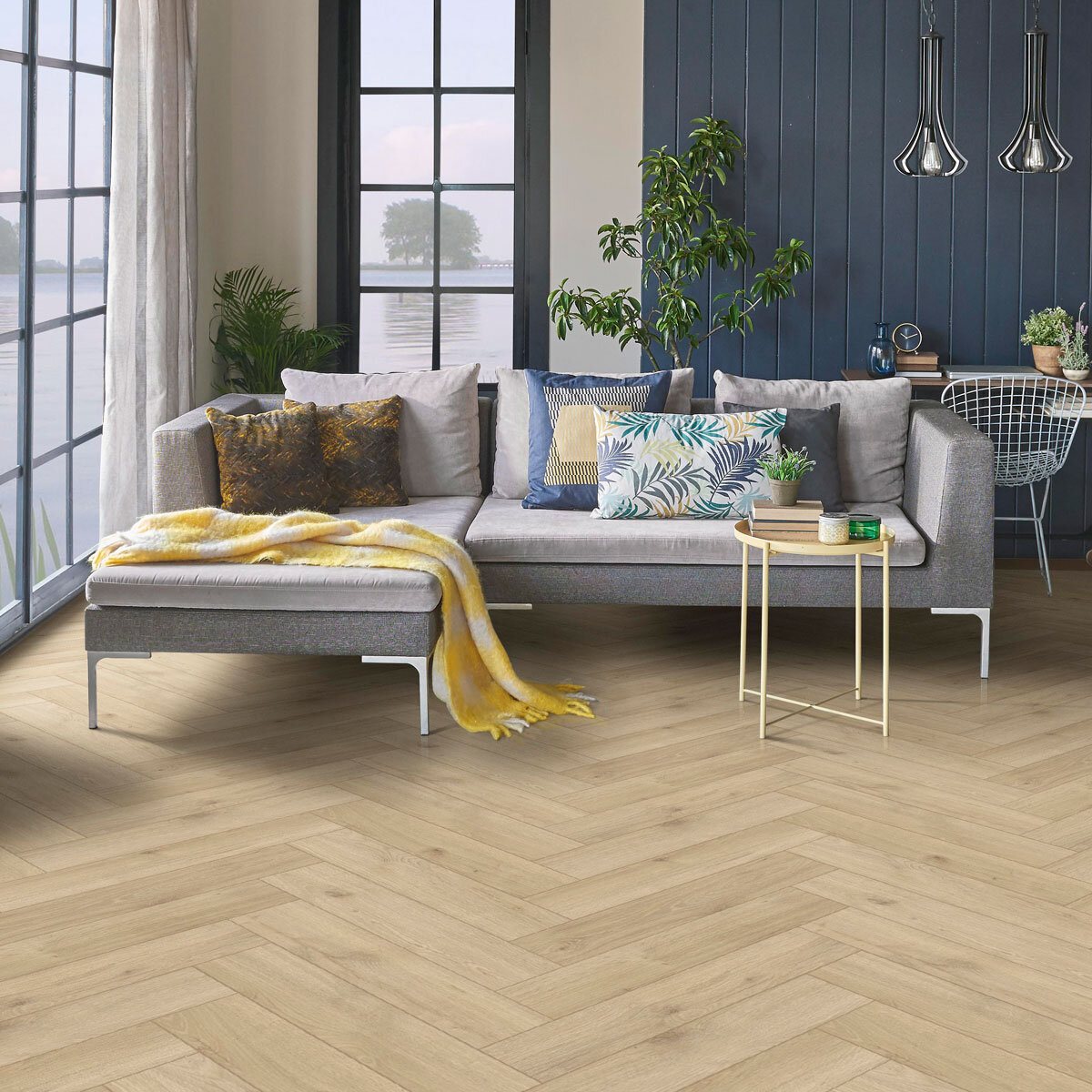 Golden Select Verona AC5 Laminate Herringbone Flooring - SAMPLE ONLY