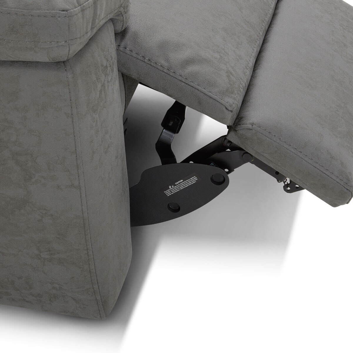 Reclining mechanism of Kuka Grey Fabric Reclining Armchair