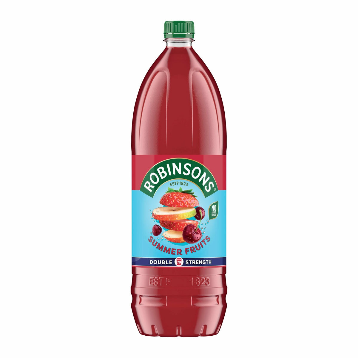 Robinsons Double Concentrate No Added Sugar Summer Fruits, 1.75L