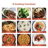 Lifestyle image showing 9 cooking functions Lifestyle image showing 9 cooking functions