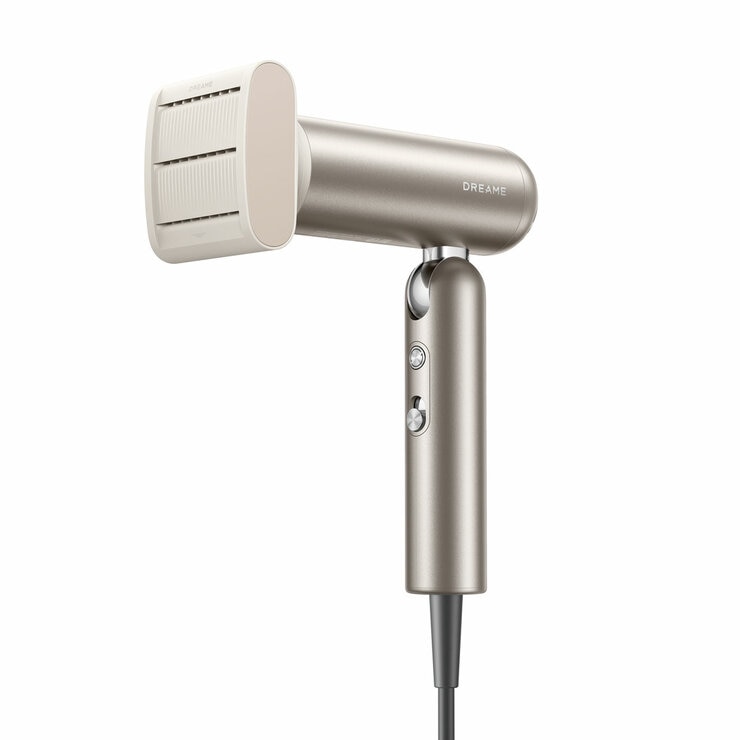 Lifestyle image of hair dryer with unfrizz nozzle Lifestyle image of hair dryer with unfrizz nozzle