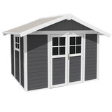 Grosfillex Deco 10ft 2" x 7ft 5" (3.1 x 2.3 m) Shed in 2 Colours - Model Deco 7.5