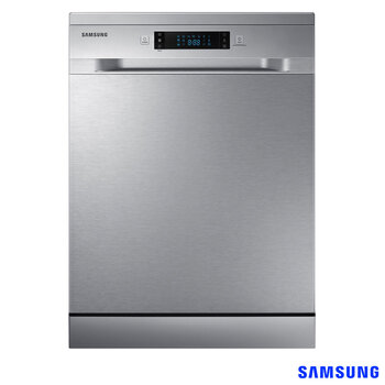 Samsung DW60M6050FS/EU, 14 Place Setting Dishwasher, E Rated in Silver