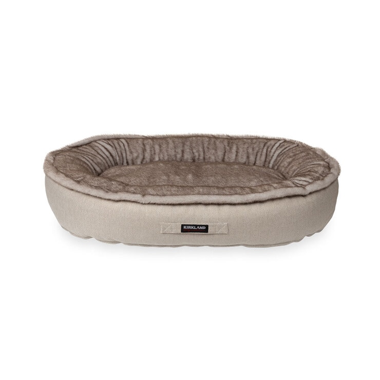 Kirkland Signature Oval Cuddler Pet Bed (42"x 46"), 107cm x 117cm in Natural Kirkland Signature Oval Cuddler Pet Bed (42"x 46"), 107cm x 117cm in Natural