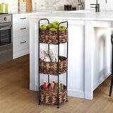 Seville Classics 3 Tier Storage Baskets