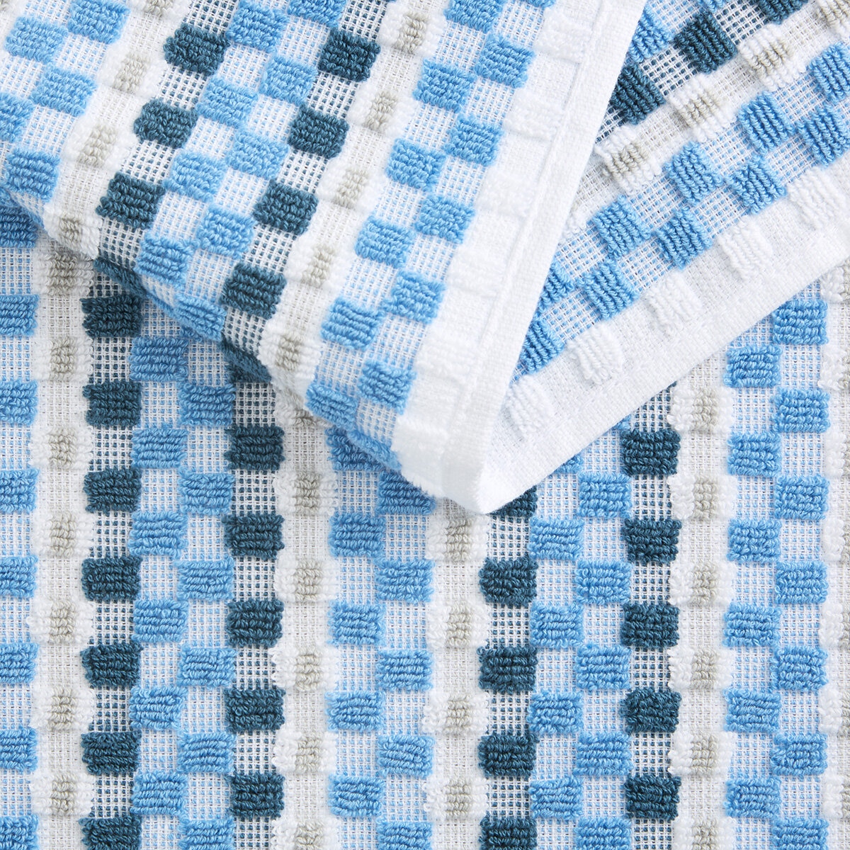 KitchenAid Printed Kitchen Towels Set 8 Pack in Blue