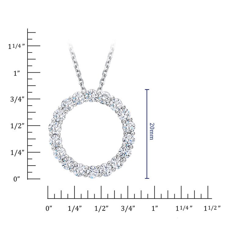 1.50ctw Circle Pendant 1.50ctw Circle Pendant