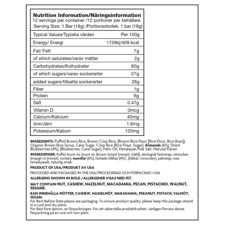 Puff Nation Crunchy Rice Bars 24 x 18g