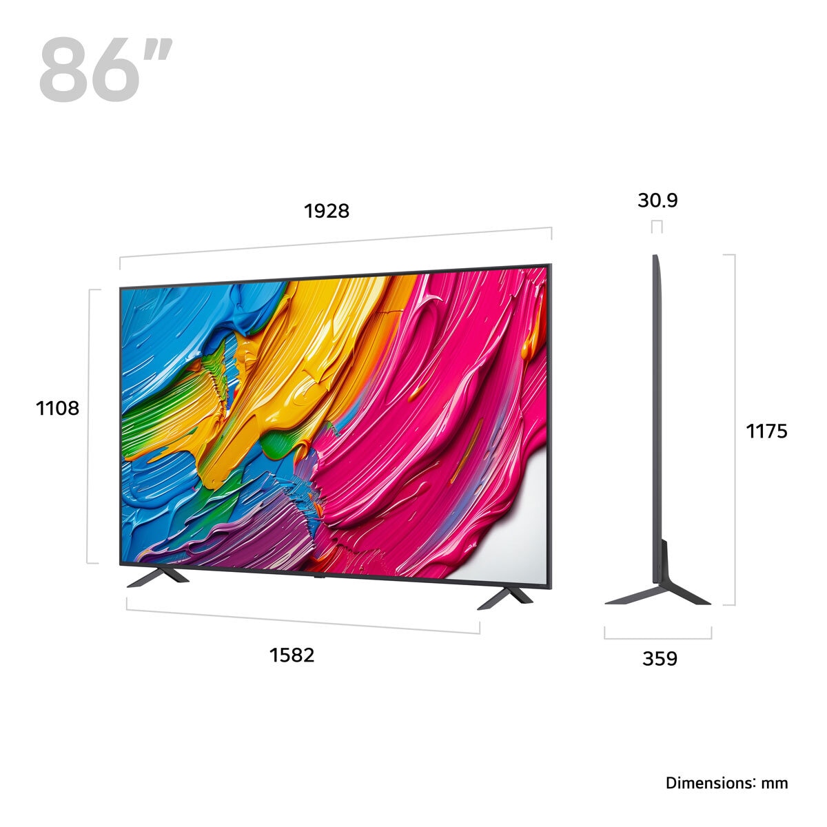 Buy LG 86QNED80A6A.AEK 86" QNED TV at Costco.co.uk