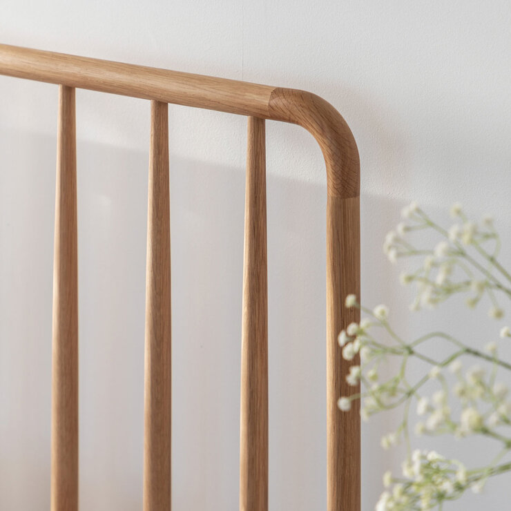 Gallery Wycombe Natural Oak Bed Frame in 3 Sizes Gallery Wycombe Natural Oak Bed Frame in 3 Sizes