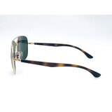 Ray-Ban Gold Sunglasses With Green Lenses, RB3683 001/31