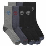 Timberland Men's Crew Socks, 8 Pack in Mixed Black Pack