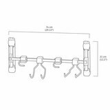 Keter 74cm Multi-Purpose Tool Hanger Accessory for Keter Sheds