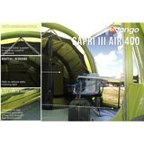 Vango Capri III 400 AirBeam® Family Tent, 4 Person