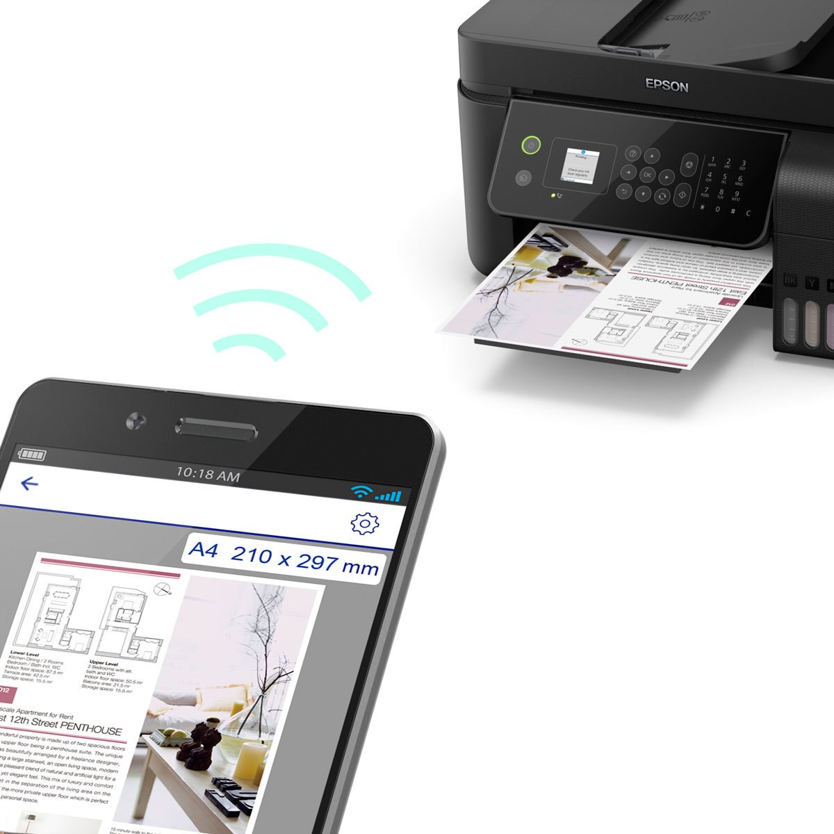 Buy Epson EcoTank ET-4700B Unlimited All in One Wireless Printer at costco.co.uk