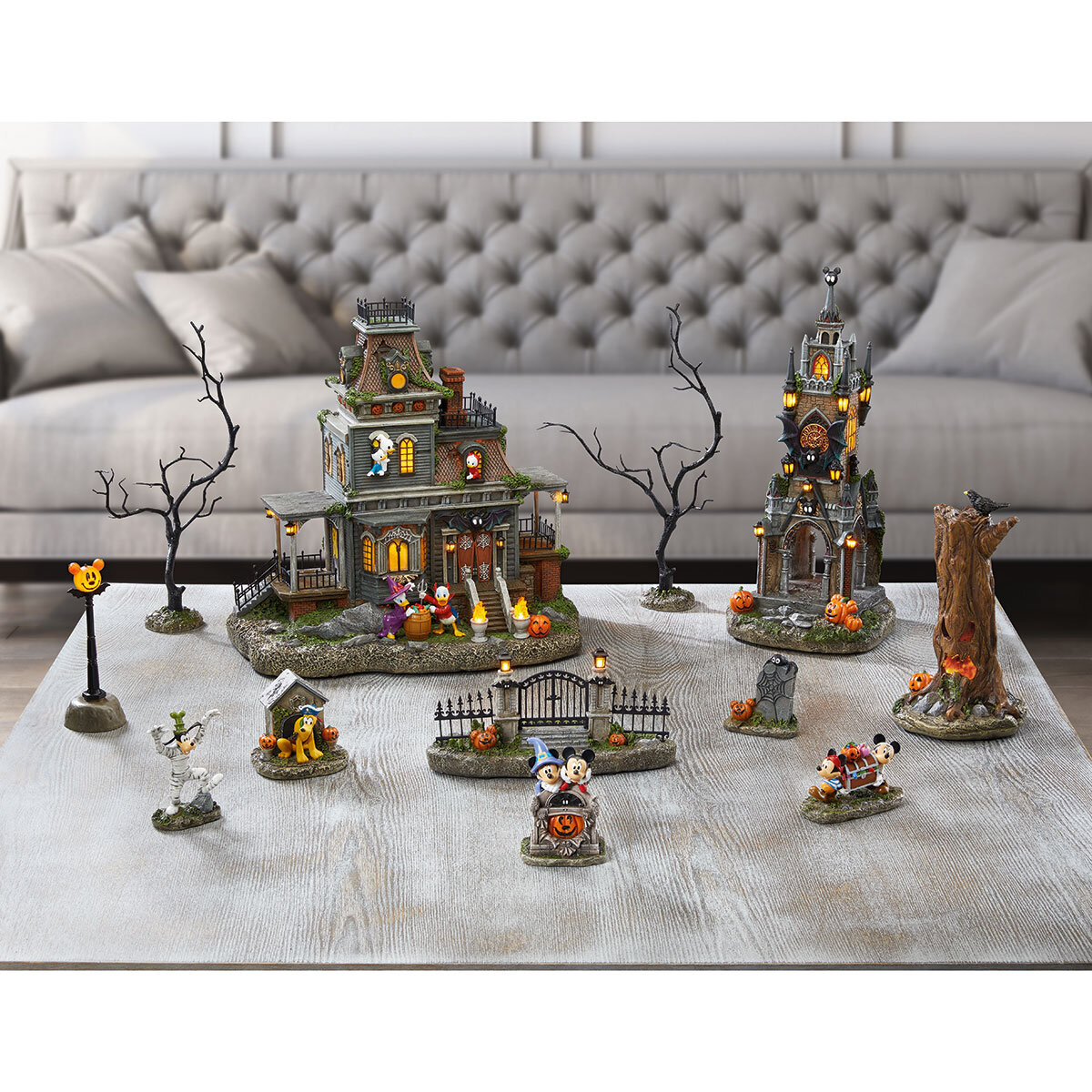 Buy 12pc Disney Halloween Village Overview Image at Costco.co.uk