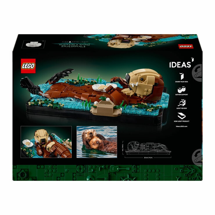 LEGO Ideas Floating Sea Otters - Model 21366 (18+ Years)