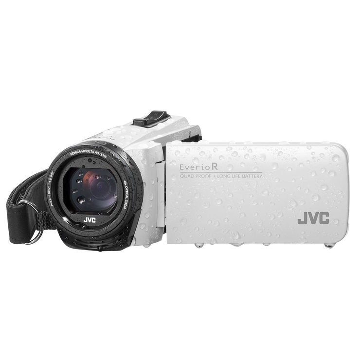 JVC GZR495 Everio Quad Proof Full HD Camcorder in White Costco UK