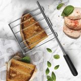Dualit 4 Slot Classic Toaster With Sandwich Cage, Red 40591