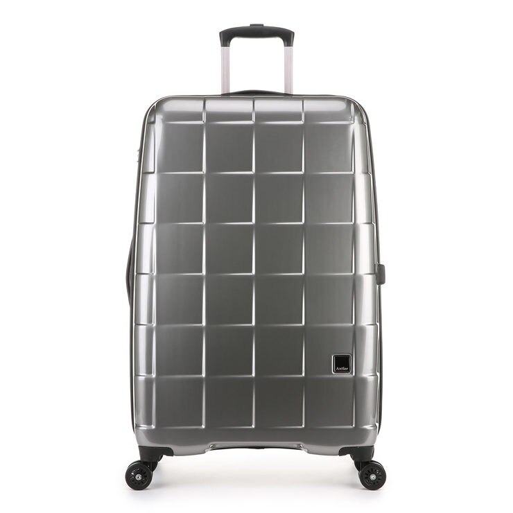 Antler Camden 3 Piece Hardside Suitcase Set, Silver Costco UK