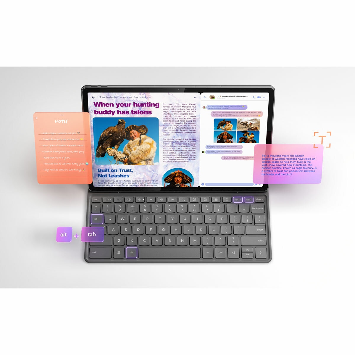 Lenovo Idea Tab Plus, 12GB Ram, 256GB UFS, 12 Inch Tablet, ZAG70709GB