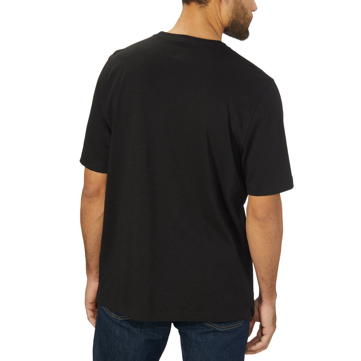 Kirkland Signature Men's Pima Cotton Slub T-Shirt in Black | Costco UK