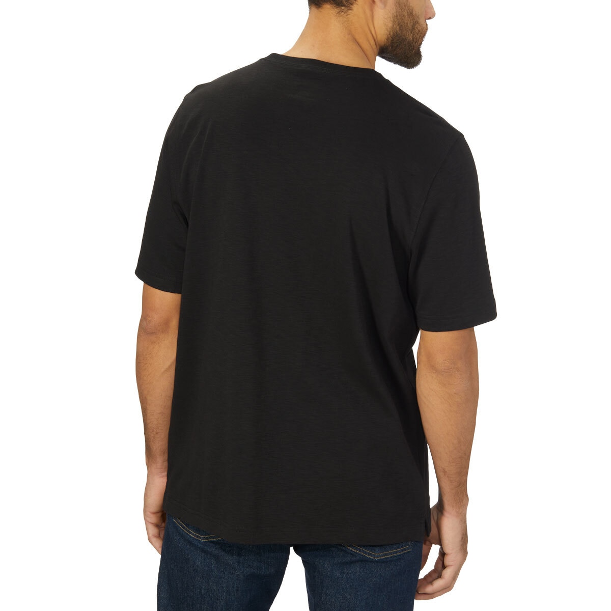 Kirkland Signature Men's Pima Cotton Slub TShirt in Black Costco UK