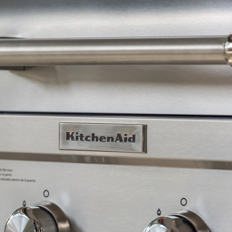 KitchenAid 2 Burner Stainless Steel Gas Barbecue Grill + Cover Costco UK