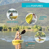 Lifetime Wave 6ft (180 cm) Sit On Youth Kayak + Paddle