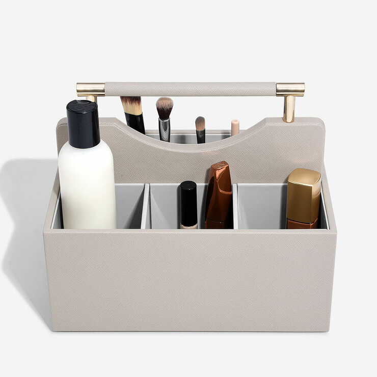 Taupe Classic Cosmetic Organiser Taupe Classic Cosmetic Organiser